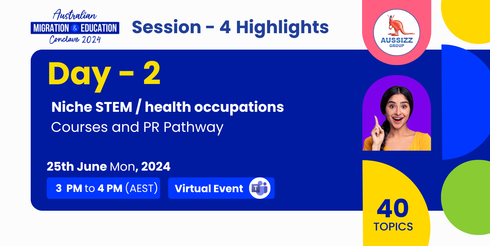 Aussizz Conclave 4.0 - D2S4- Highlights- Niche STEM / Health Occupations